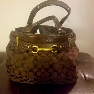 Brown Coach bag